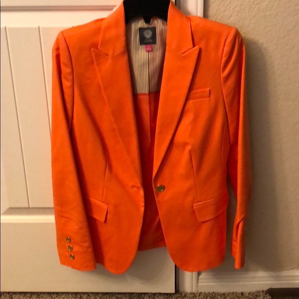 Vince Camino orange blazer
